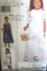 7237 BK BUTTON EMPIRE DIRNDL FLOWER DRESS SLV OR NOT PATTERN 2-8